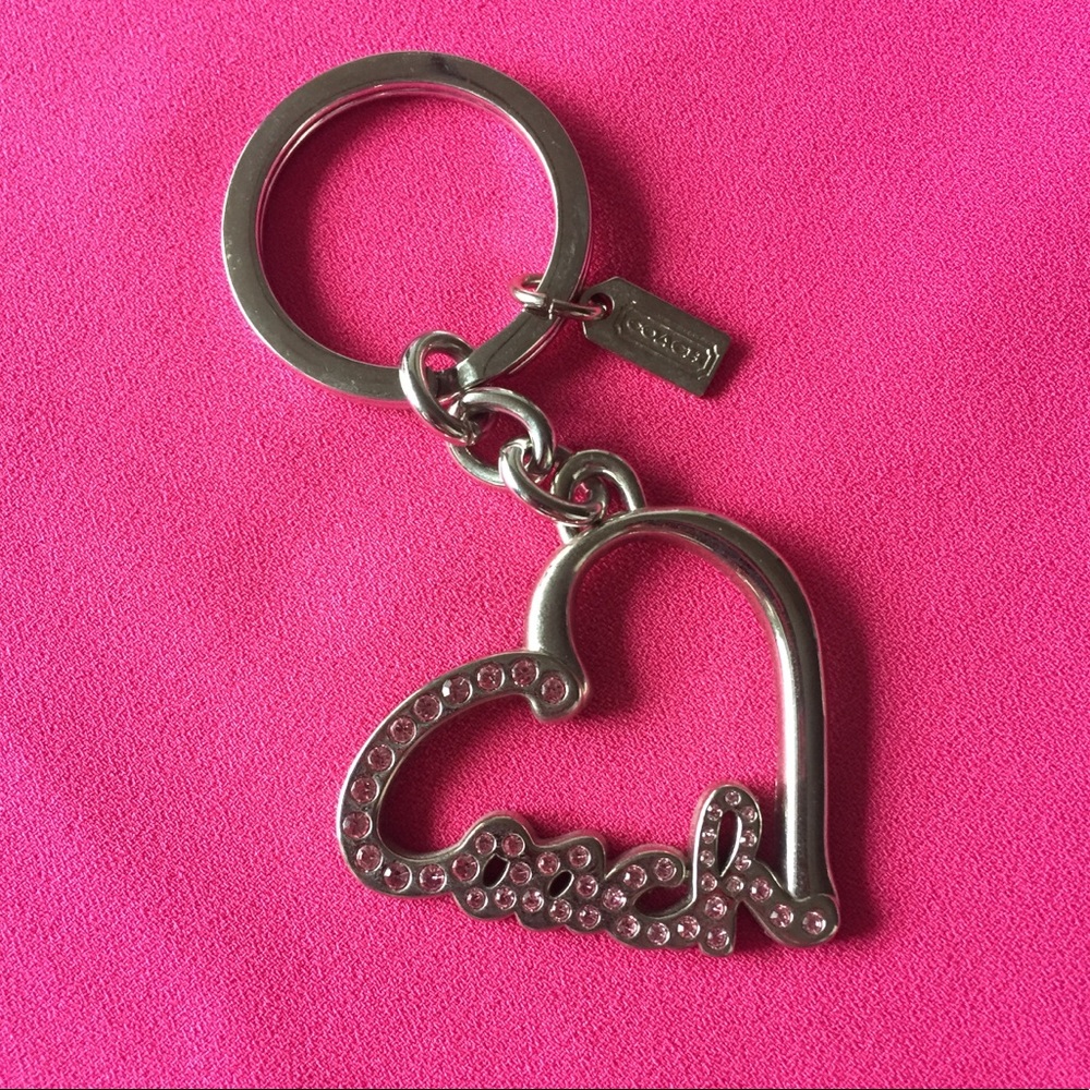 Coach heart key chain 🔑 ❤️